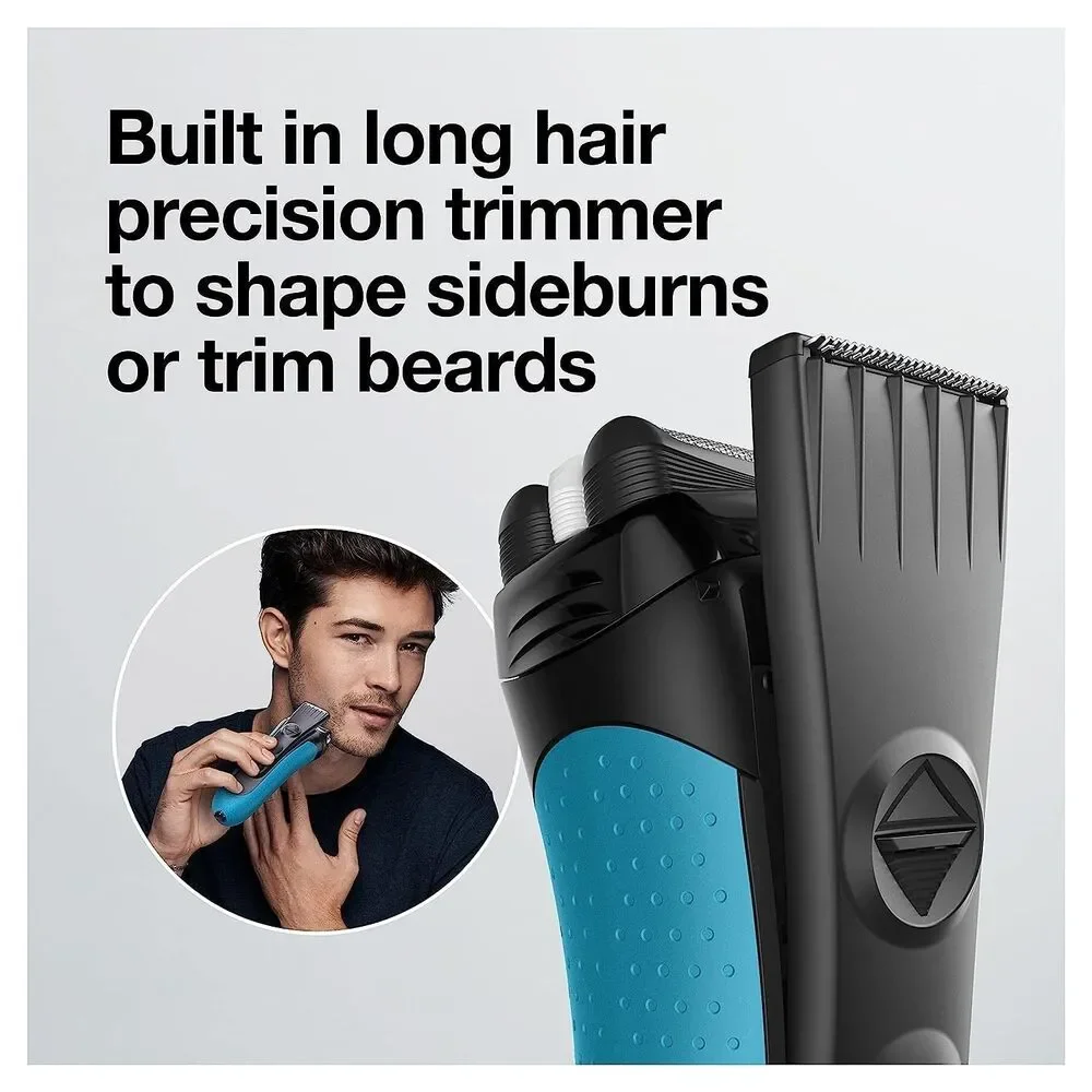 Braun Series 3 ProSkin Men's Electric Razor Trimmer Rechargeable 4pcs Open Box